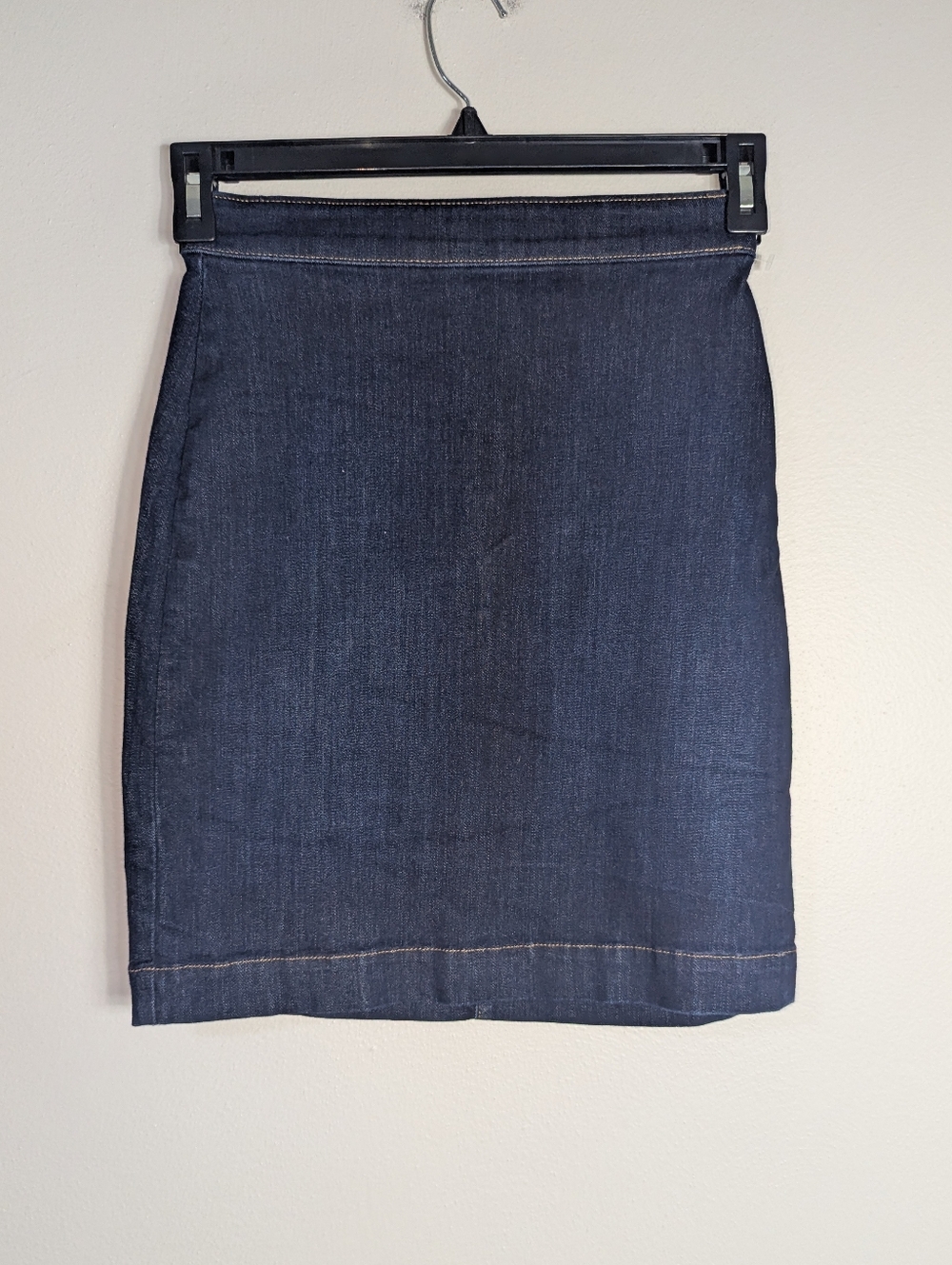 2P Ann Taylor Petite Dark Wash Pencil Skirt